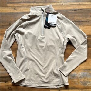 Sunice Taupe Quarter-Zip Pullover